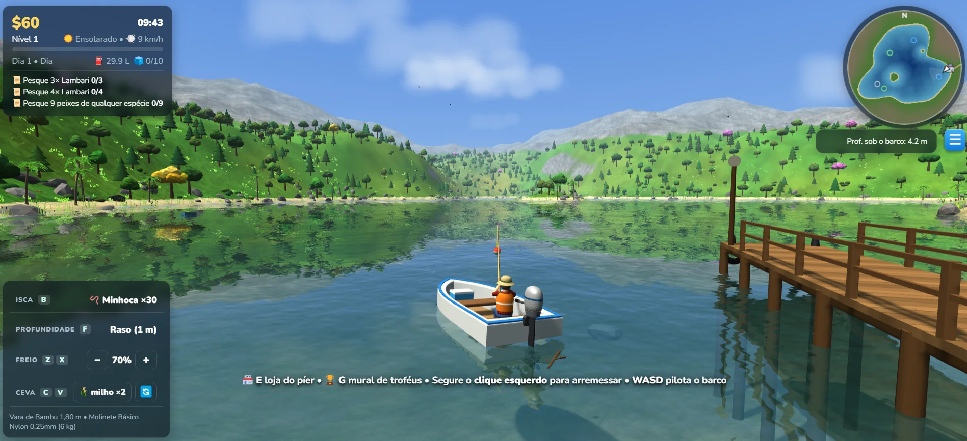 LAGO SERENO — Simulador de Pesca 3D
